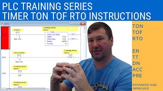 Rslogix 500 Timers TON TOF RTO Explained [upl. by Demy]