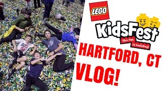 MASSIVE LEGO PILE LEGO KidsFest Hartford CT  GIVEAWAY [upl. by Ace759]