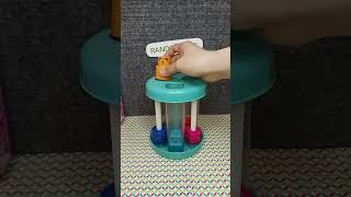 🔵 Blue Orange Yellow bear shape sorter fun sound effect [upl. by Ettenad]