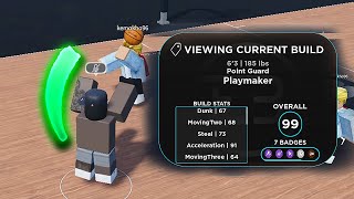 On This NEW ROBLOX BASKETBALL GAME They Added BUILD CREATOR amp BADGES  1V1 COURTS [upl. by Skelly]