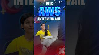 Epic AWS Interview Fail  What Kind of Questions Are Asked in AWS Interviews  Intellipaat Shorts [upl. by Chrotoem348]