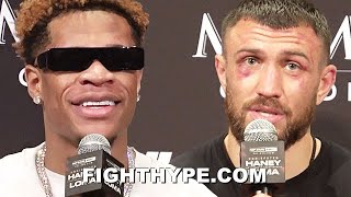 HIGHLIGHTS  DEVIN HANEY VS VASILIY LOMACHENKO POSTFIGHT PRESS CONFERENCE [upl. by Wenoa946]