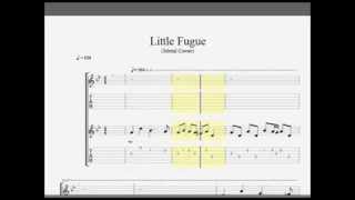 Bach  quotLittlequot Fugue Metal Version [upl. by Rehpoitsirhc]