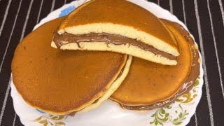 Dora Cake  Dorayaki Cake  Pancakes with no egg  Chocolate Pancake recipe [upl. by Eatnuhs637]