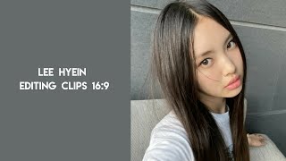 lee hyein editing clips 4k newjeans [upl. by Nesyla688]