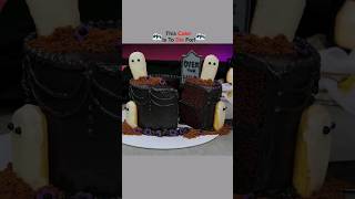 Gravestone Halloween Cake Decorating  Halloween Themed Cake Designs foodshorts halloween [upl. by Godding]