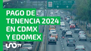 Pago de tenencia 2024 en CDMX y Edomex exentos y todo lo que debes saber del trámite [upl. by Mattheus]