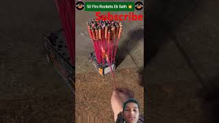 100 Firecracker 🧨 Rocket 🚀 fireworks mrboombaam short [upl. by Namien]