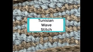 Wave Stitch Tutorial [upl. by Merridie]