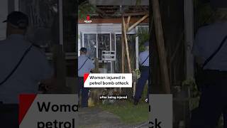 Woman injured in petrol bomb attack [upl. by Montagna]