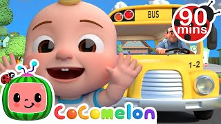 Wheels on the bus Baby Shark amp More Popular CoComelon Animal Cartoons for Kids  Funny Cartoons [upl. by Swetlana]