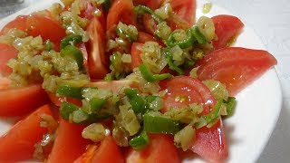 Tomate temperado com cebola refogada I Receitas fáceis da Dona Formiguinha [upl. by Eittel]