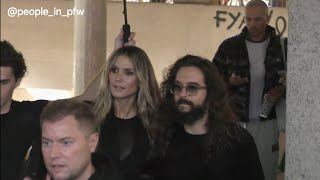 Heidi Klum amp Tom Kaulitz  Vetements SS25 fashion show in Paris  27092024 [upl. by Enerol]