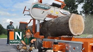 Norwood LumberPro HD36 Portable Band Sawmill  Manual or Hydraulic  Its Your Choice [upl. by Essirahc]