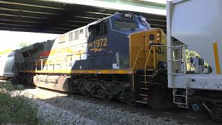 CSX M642 Power CSX 5296 CSX 1972 Family Lines System Heritage Unit in Lafayette Indiana [upl. by Dombrowski]