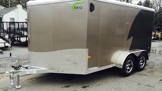 7x12 Neo NAMR Aluminum Motorcycle Bike Trailer 7000 GVW 7172204220 Best Choice Trailers [upl. by Dayna]