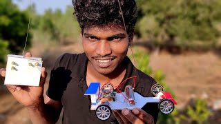 Remote control car செய்வது எப்படி  How to make simple RC Remote Car  Mrsuncity [upl. by Lihas941]