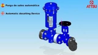 ATTSU  Purga de sales automatica  Automatic Desalting device  Caldera de vapor  Steam Boiler [upl. by Freudberg755]