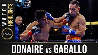 Donaire vs Gaballo HIGHLIGHTS December 11 2021  PBC on SHOWTIME [upl. by Nifled]