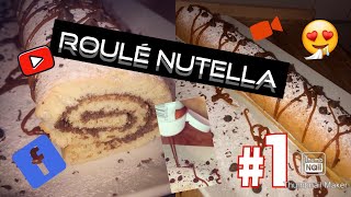 Recette de Gâteau Roulé au Nutella 🍫 Facile rapide et délicieux en moins de 5 Minutes [upl. by Yralam]