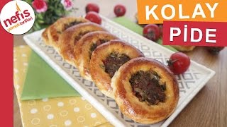 Kolay Pide Tarifi  Evde Pratik Pide Nasıl Yapılır  Nefis Yemek Tarifleri [upl. by Mit]