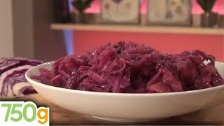 Recette de Compotée de chou rouge aux pommes  750g [upl. by Tibbitts]