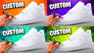 CUSTOM AIR FORCE 1’s Videos Compilation 🎨👟 [upl. by Pip]