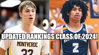 UPDATED HS BASKETBALL RANKINGS Top 15 Recruits Class of 2024 [upl. by Aruam437]