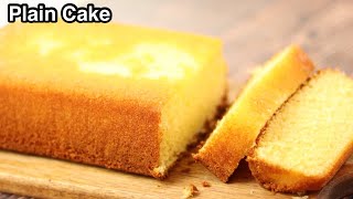 Plain Cake For Beginners  simple Cake recipe [upl. by Alesiram877]