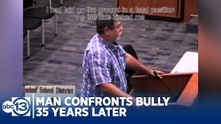 Bullied Man Confronts Alleged Childhood Bully 35 Years Later [upl. by Ytsud]