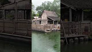 Walt Disney World Magic Kingdom duck bathing by Tom Sawyers Island [upl. by Screens520]