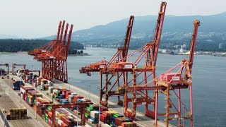 Latest on port strikes in Vancouver and Montreal [upl. by Annehcu]