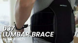 The CoreTech 637 Lumbar Brace [upl. by Enitsyrk]