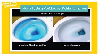 American Standard VorMax Toilet vs Kohler Cimarron [upl. by Htebasyle]