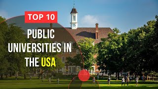 Top 10 Public Universities in USA  Study in USA [upl. by Gruber]