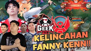 SURPRISE PICK DARI BTR PICK FANNY UNTUK SUPER KENN MPL SEASON 13 BTR VS GEEK GAME 2 GILAAA GILAA [upl. by Atinrehs]