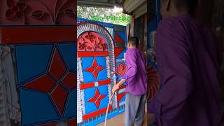 gate painting in welding workshop shorts painting vairal [upl. by Rahcir]