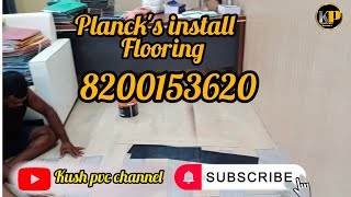 PVC Plank Flooring Installation  How to Install Vinyl Flooring in 11X17 Room  Best Vinyl Flooring [upl. by Artur12]