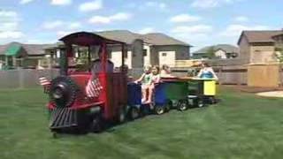 Havenfun amp Lafalot Railroad Trackless Train Ride [upl. by Neeleuqcaj946]