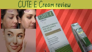 Wisdom pharma products reviewcute E cream reviewhyperpigmentation treatment melasma treatment [upl. by Matthew863]