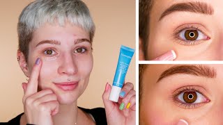 Neutrogena Hydro Boost Gel Cream Eye Review With Before And After Pictures Makeup [upl. by Brownley]