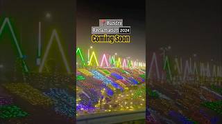 Bandra Reclamation 2024 starting mumbai bandrareclamation christmas lighting videoshortvideo [upl. by Norvil920]