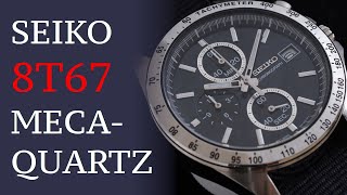 Seiko MecaQuartz Chronograph Review 8T6700C0 SBTR005 [upl. by Aknahs420]