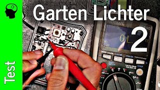 Garten Solar Lichterketten 22  mehr Elektroschrott [upl. by Assenad552]