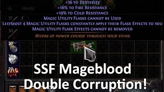 I found 2 Magebloods in SSF but will I delete one SSF Settlers League Path of Exile [upl. by Dagmar]