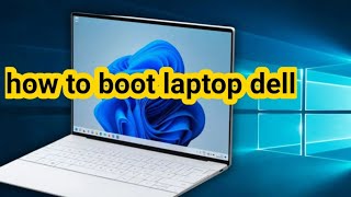 how to boot dell laptop and install windows and change boot order [upl. by Pietro]