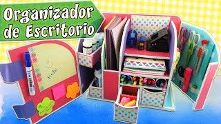 ORGANIZADOR DE ESCRITORIO de Cartón [upl. by Jobyna]