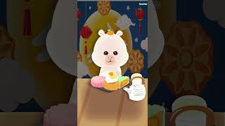 ASMR mukbang capybara animation mooncake shortvideo asmr shorts capybara mukbang mooncake [upl. by Keisling767]