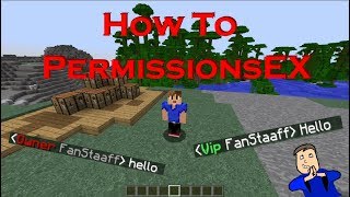 How To PermissionsEX  Minecraft Plugin Tutorial [upl. by Scotti753]