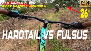 Battle Hardtail VS Full Suspension in the Track Cross Country at Cocoa Garden Aquila Cianjur [upl. by Millian]